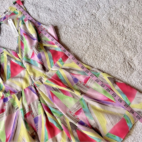 ⭐️BOGO FREE⭐️ MUSTARD SEED Colorful Open-back  Geometric Print Romper NWT - Picture 9 of 14